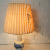 Scandinavian table lamp in Royal Copenhagen earthenware for Fog & Morup, Lampshade Le Klint