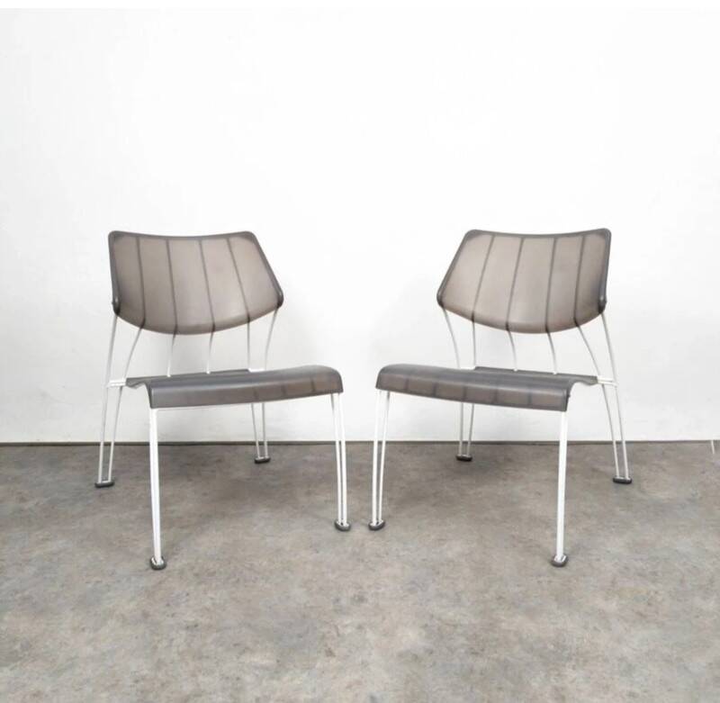 Pair of vintage PS Hässlö chairs by Monika Mulder, 1990