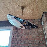 Painted glass suspension