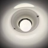 White 'Campana' hanging lamp by Joe Colombo for Stilnovo, Italy 1970s