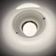 White 'Campana' hanging lamp by Joe Colombo for Stilnovo, Italy 1970s