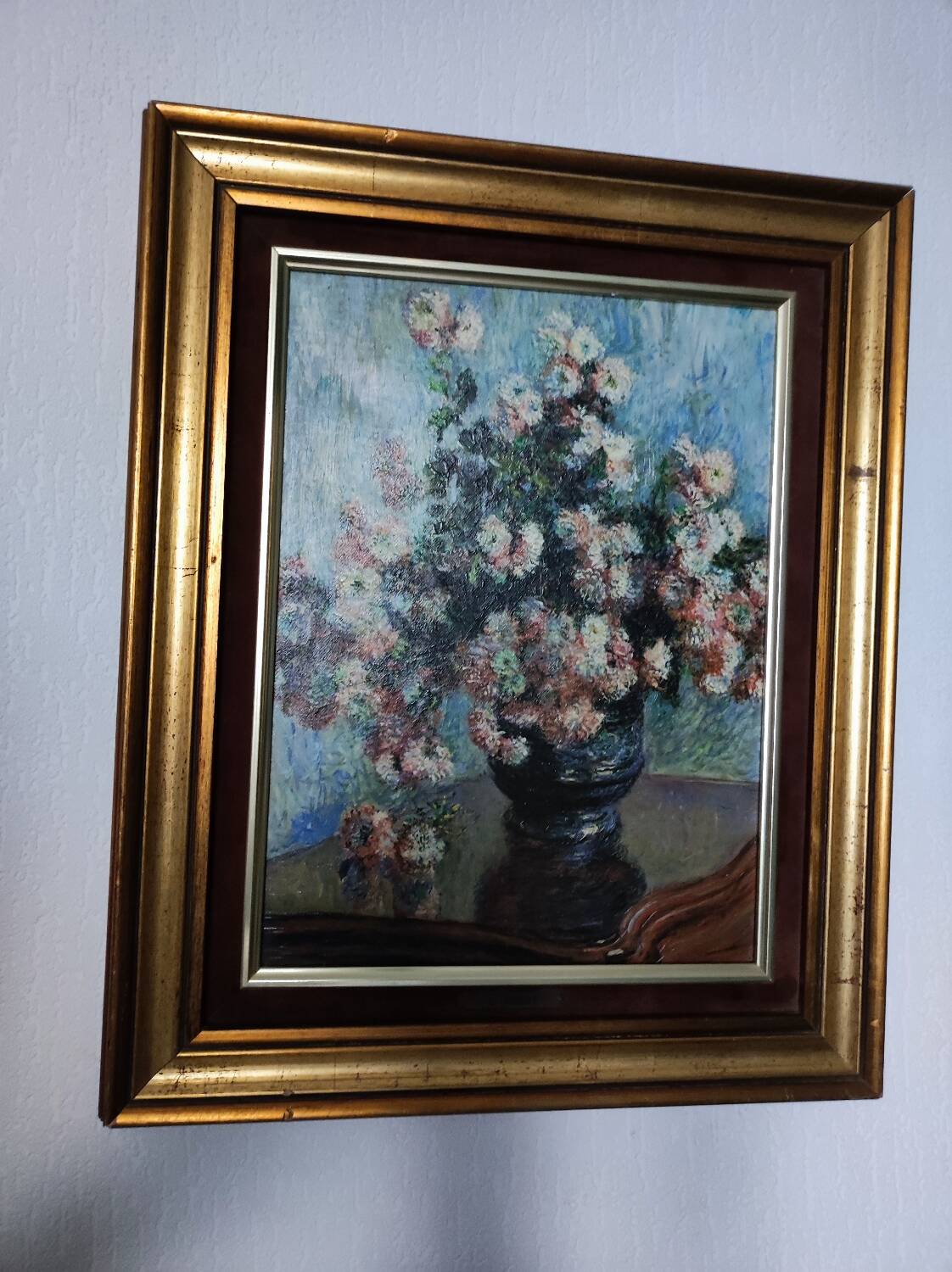 Monet chrysanthemum painting