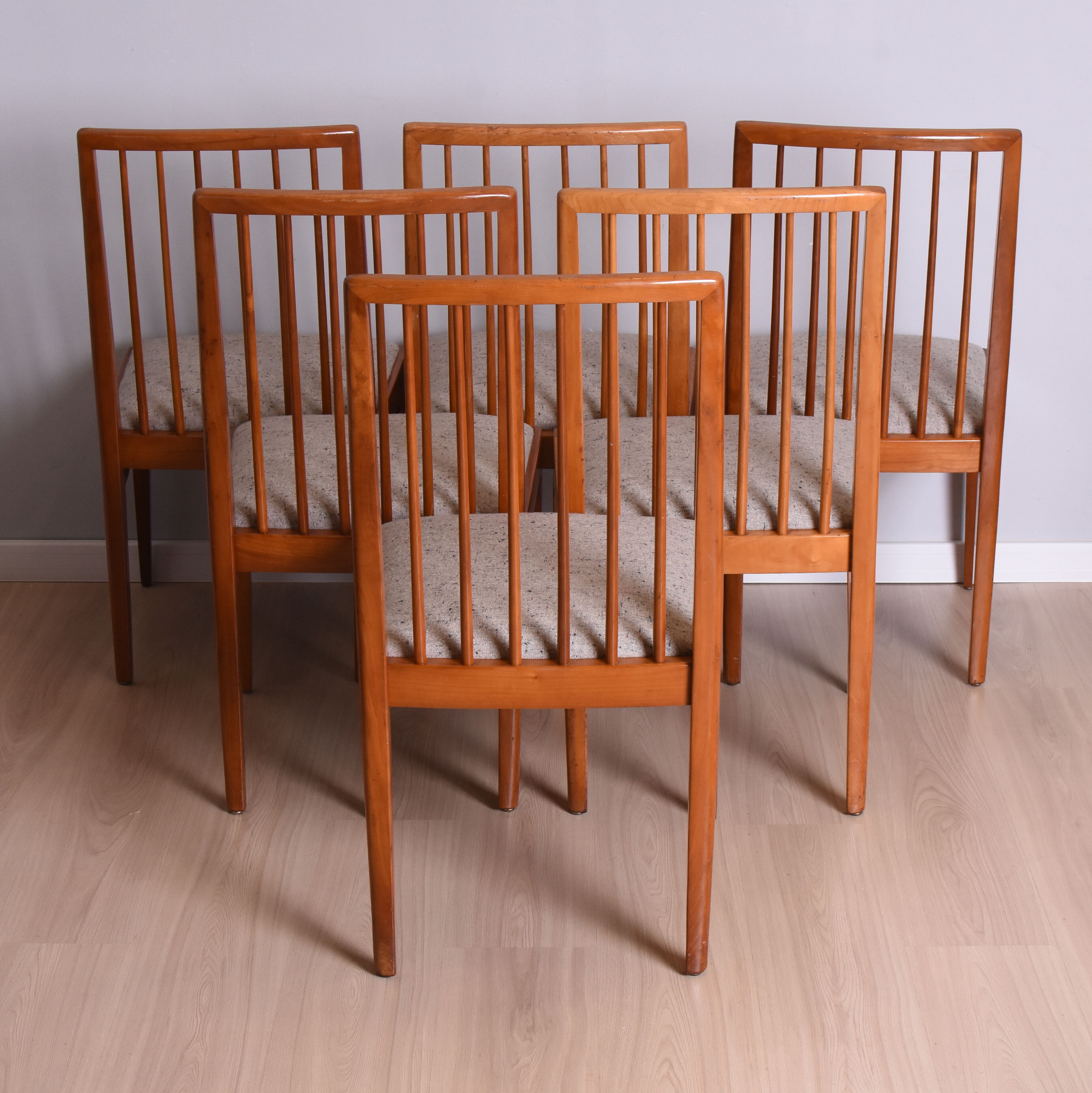 Set of six chairs, germany, 1960s