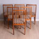 Ensemble de six chaises, allemagne, années 1960