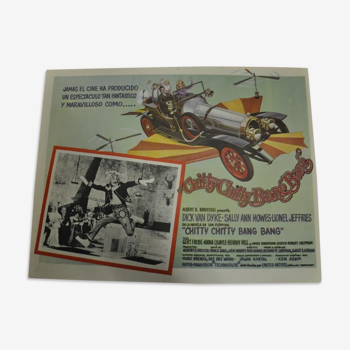 Displays movie Mexican "lobby card" Chitty chitty bang bang 60s