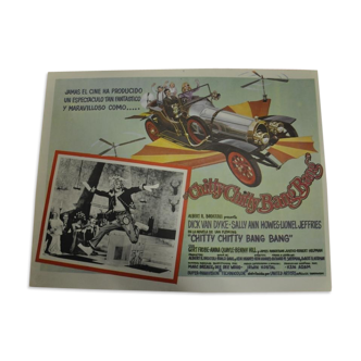 Displays movie Mexican "lobby card" Chitty chitty bang bang 60s