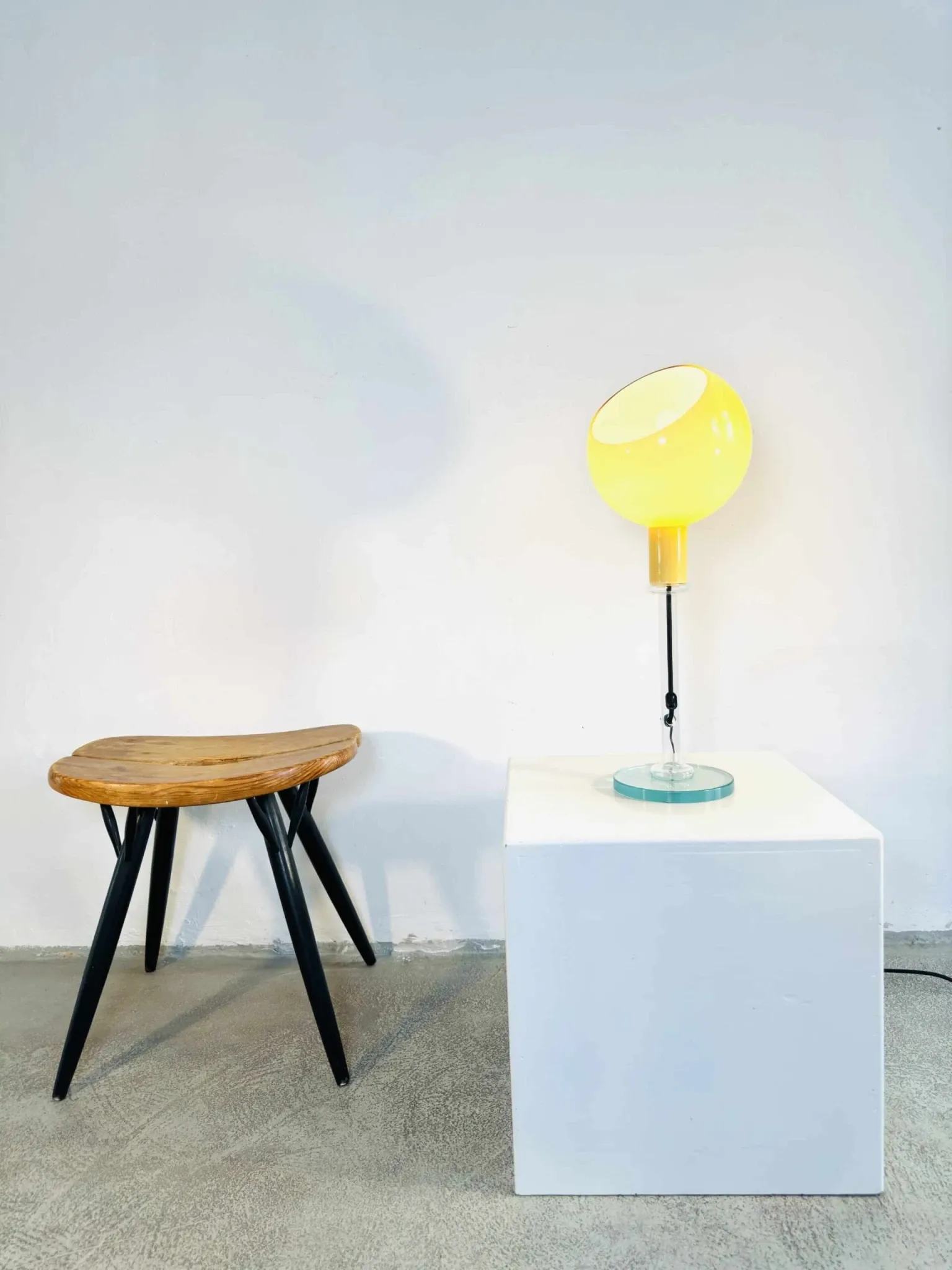 Parola Table Lamp By Gae Aulenti & Piero Castiglioni For Fontana Arte, Italy, 1980S