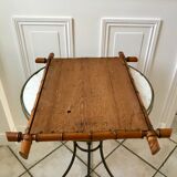 barber mirror style bamboo XXth