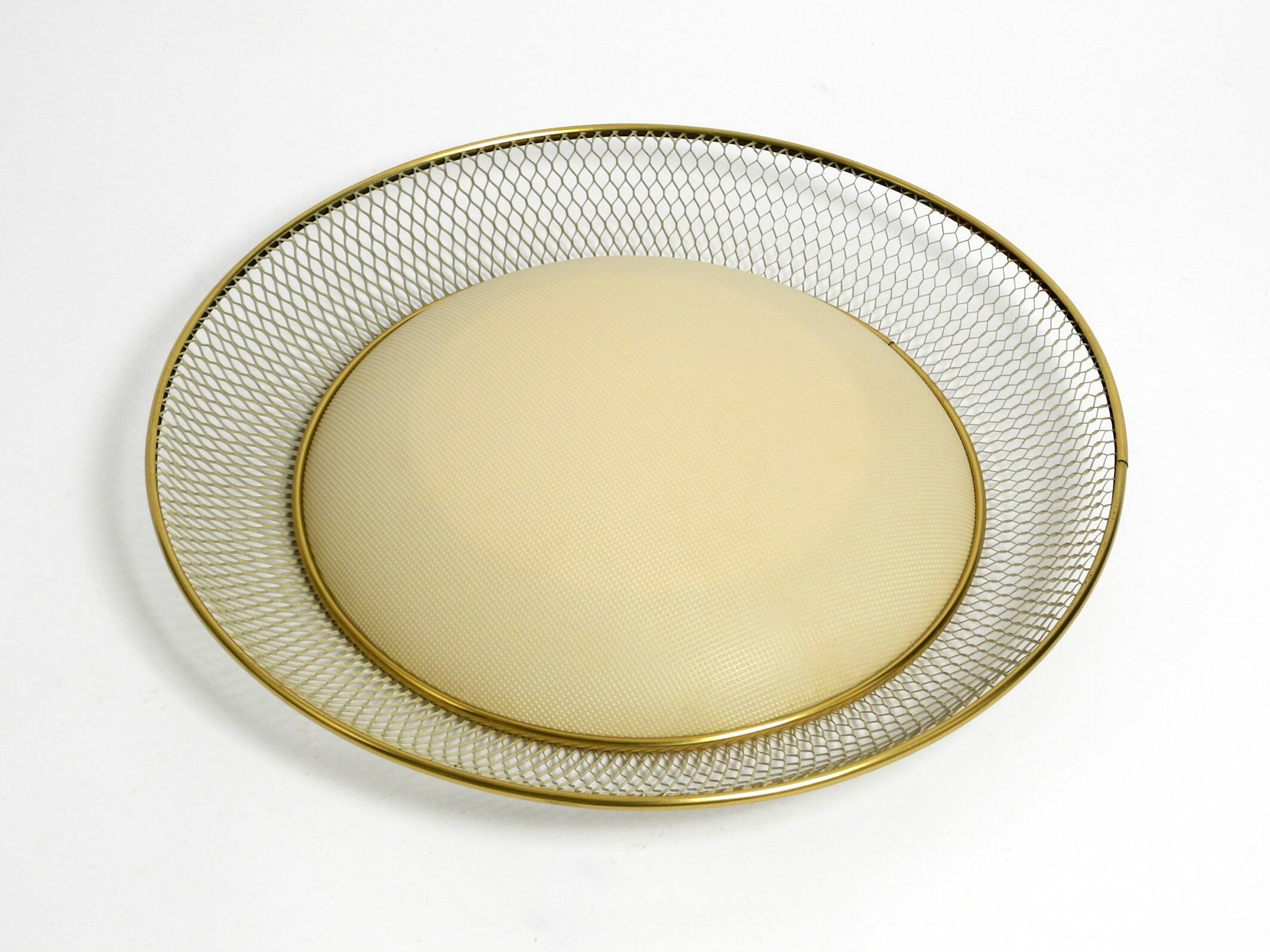 Mid Century ceiling lamp from ERCO made of expanded metal