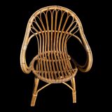 3 rattan armchairs from the 60'S