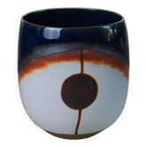 Tasses céramiques signées, bleu indigo (4 disponibles)