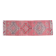 1970s Turkish Oushak Handmade Wool Cotton Pink Area Rug 86x276