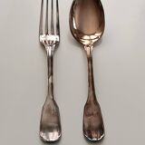 Christofle birth cutlery silver-plated box