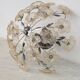Wonderful Gold and Transparent Murano Glass Ceiling Light Flower