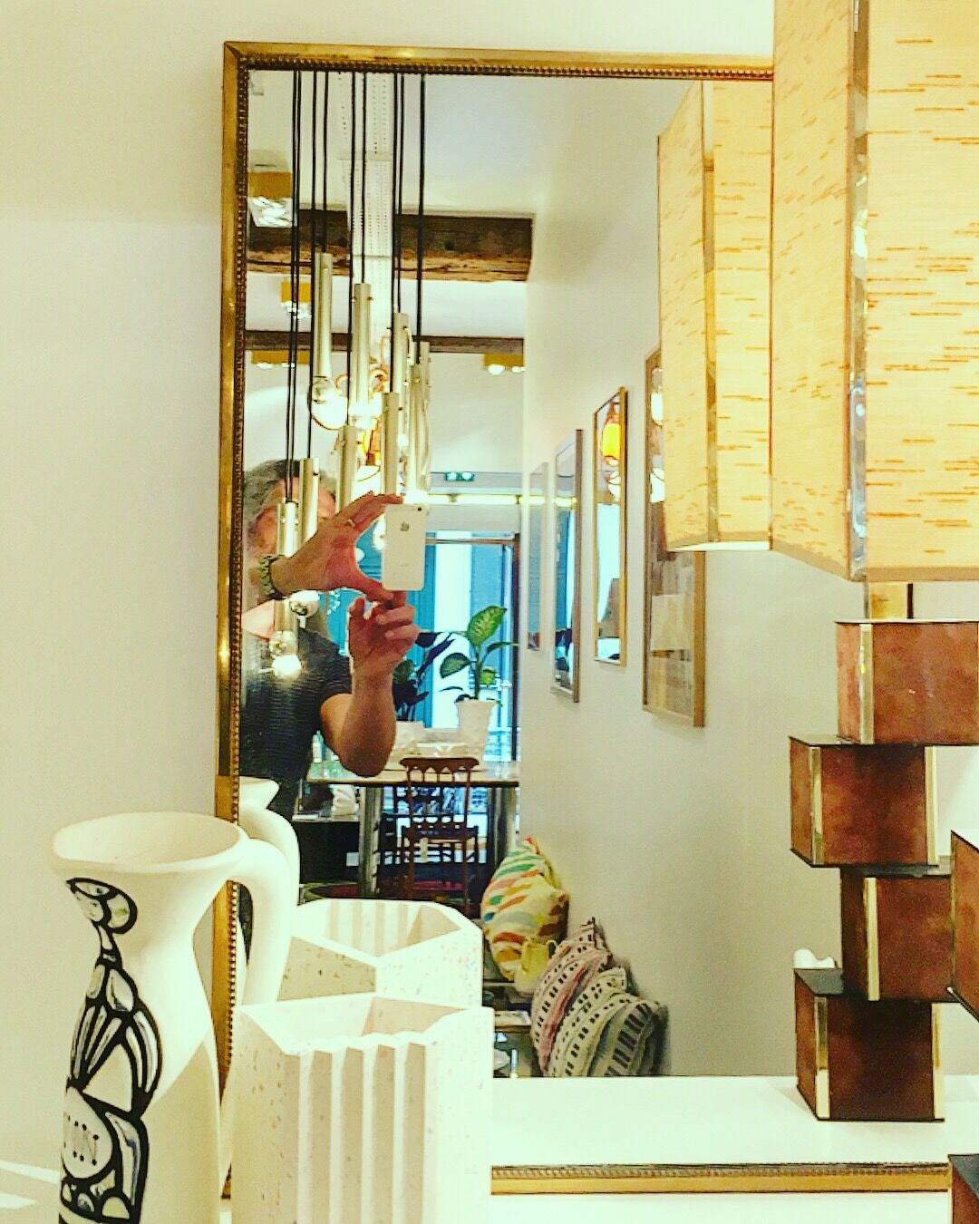 Mirror bronze 80x60cm