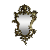 Louis XV style mirror, with bronze frame.
