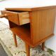 Light wood bedside table