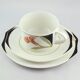 Cup under cup iris faïence Villeroy - Boch porcelain/limoges/20th/coffee cup