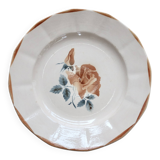 Round serving dish vintage faience Digoin Sarreguemines 9181