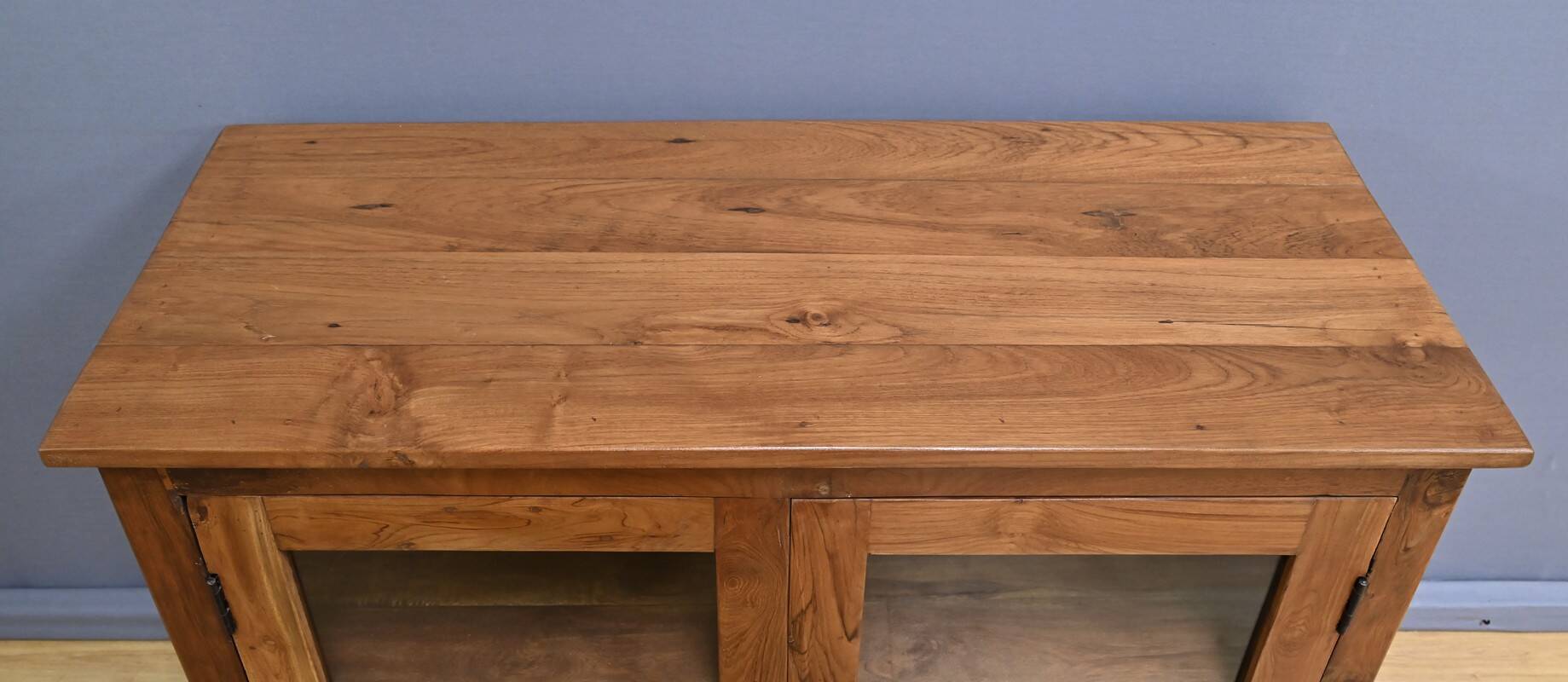 Vitrine en Teck massif, Inde – Début XXe