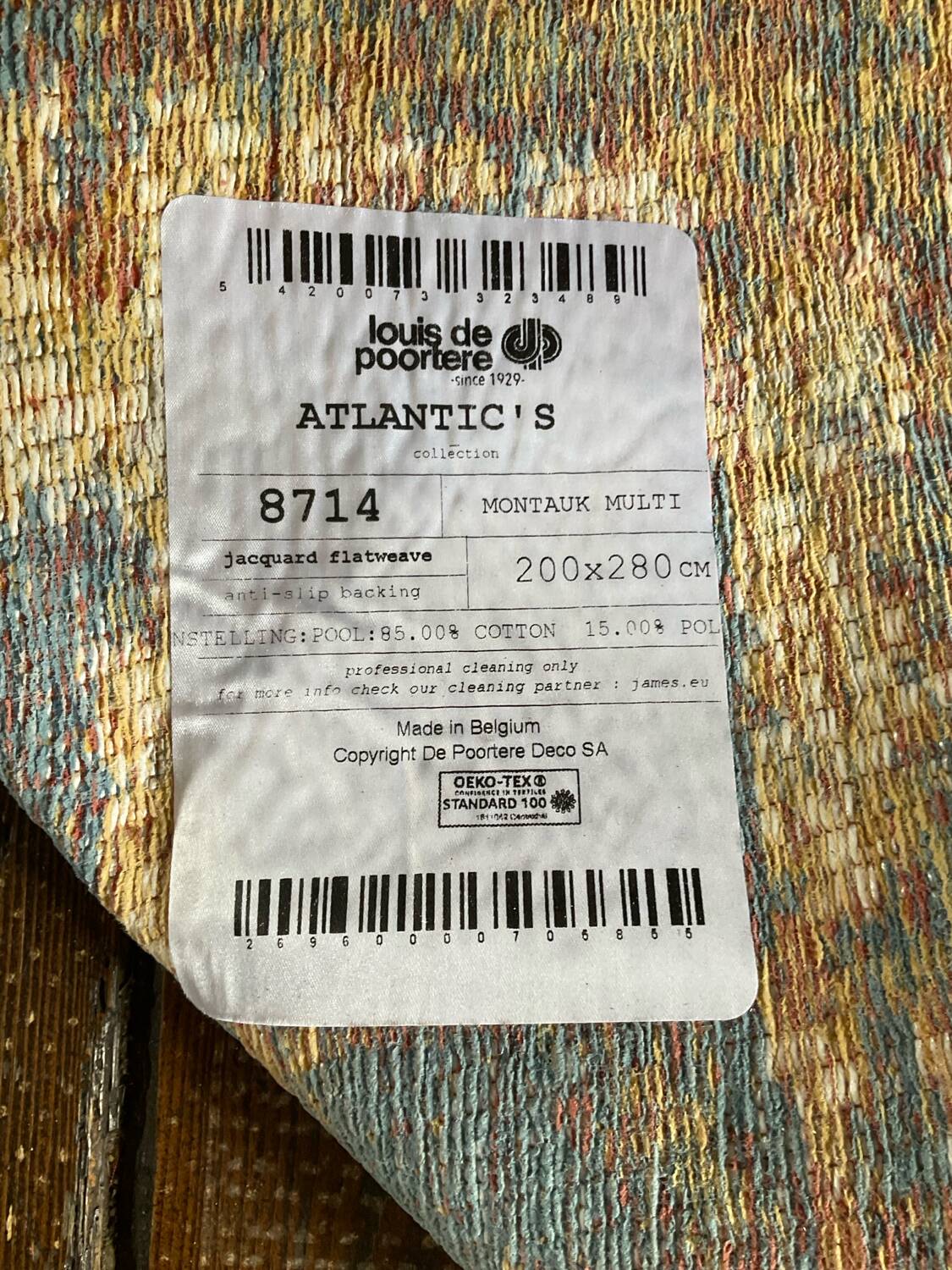 Contemporary designer rug Louis de Poortere 200x280