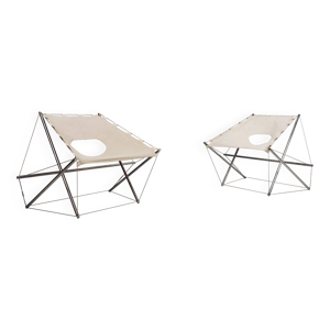 Paire de fauteuils Galaxie