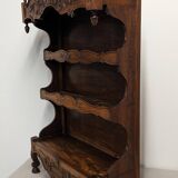 Shelf called "Estagnier Provençal" in Louis XV style walnut
