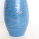 Vase en céramique allemande, bleu et or, 1960, artisanat, vintage