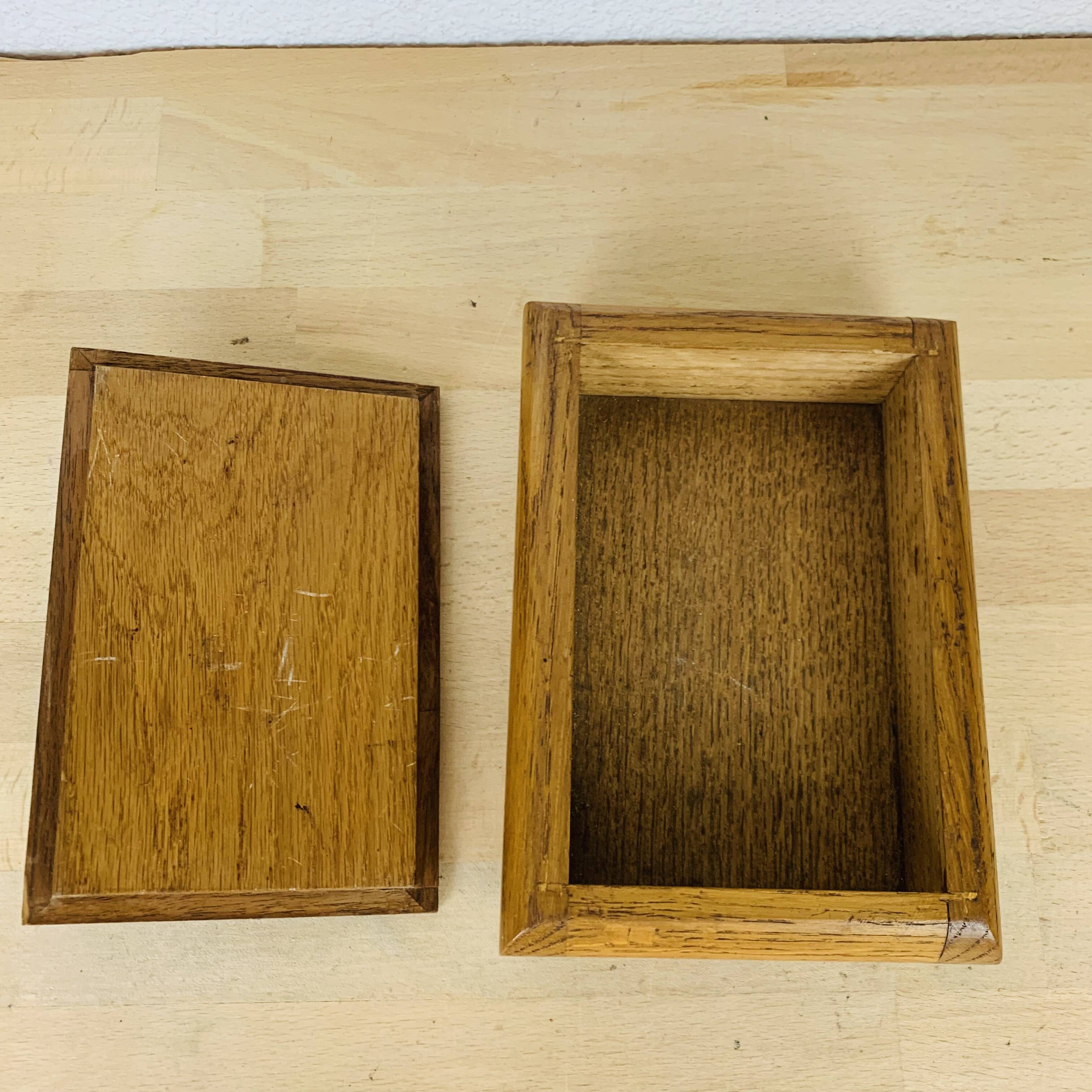 Boîte à bijou art déco en bois
