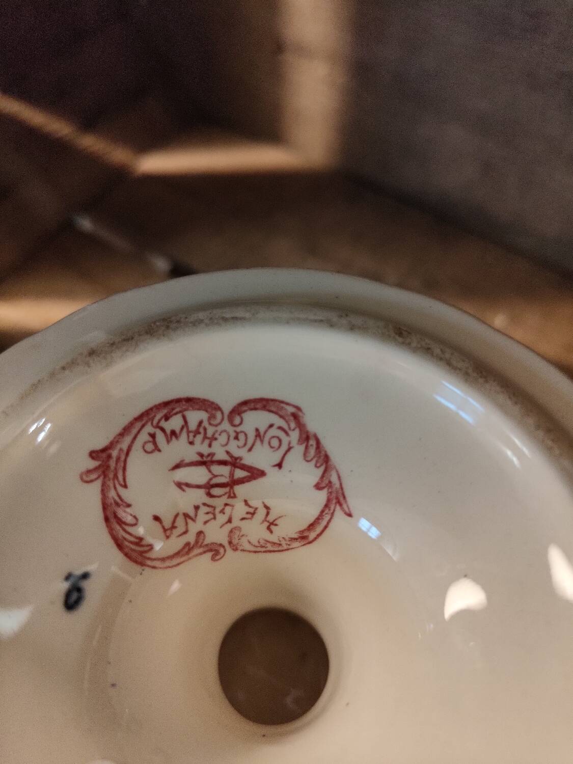 Iron earth compote bowl