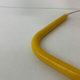 Mid-century design yellow tubular table lamp, 1970’s