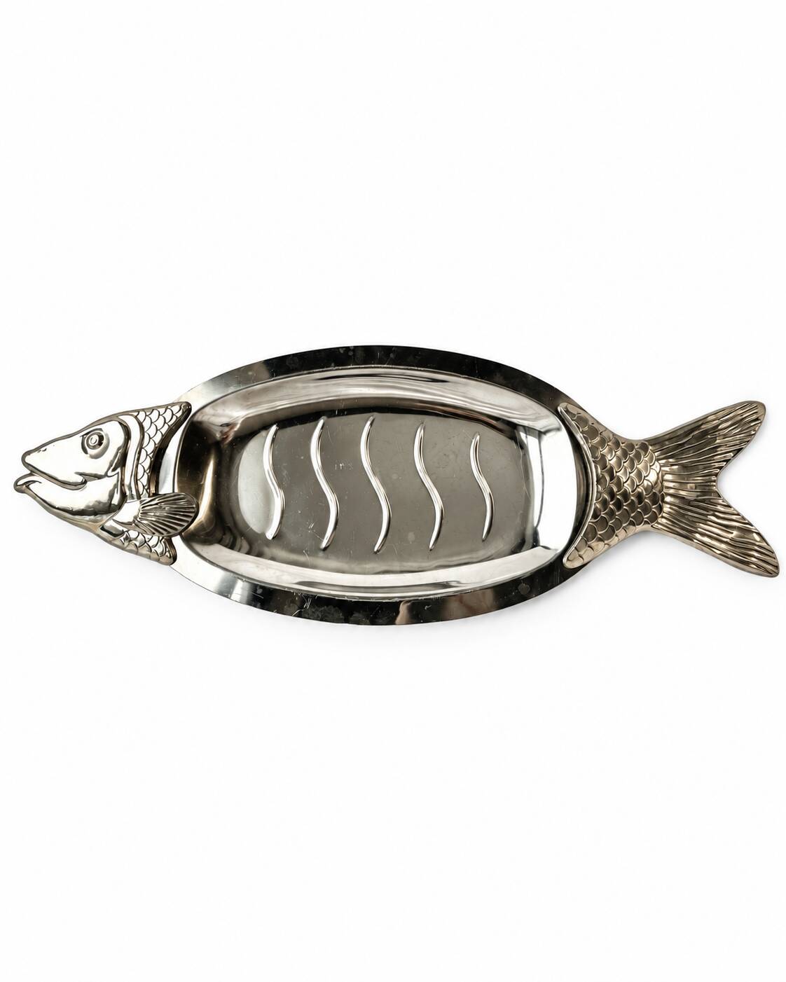 Plat de service en poisson vintage BMF, Allemagne, années 1970