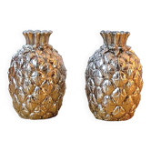 Pineapple salt and pepper shaker Mauro Manetti 70s