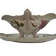 Gravy boat with its Luneville frame