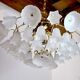 Murano glass floral chandelier, Italy, 1970