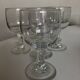 Set de 6 verres tulipe, XIXème