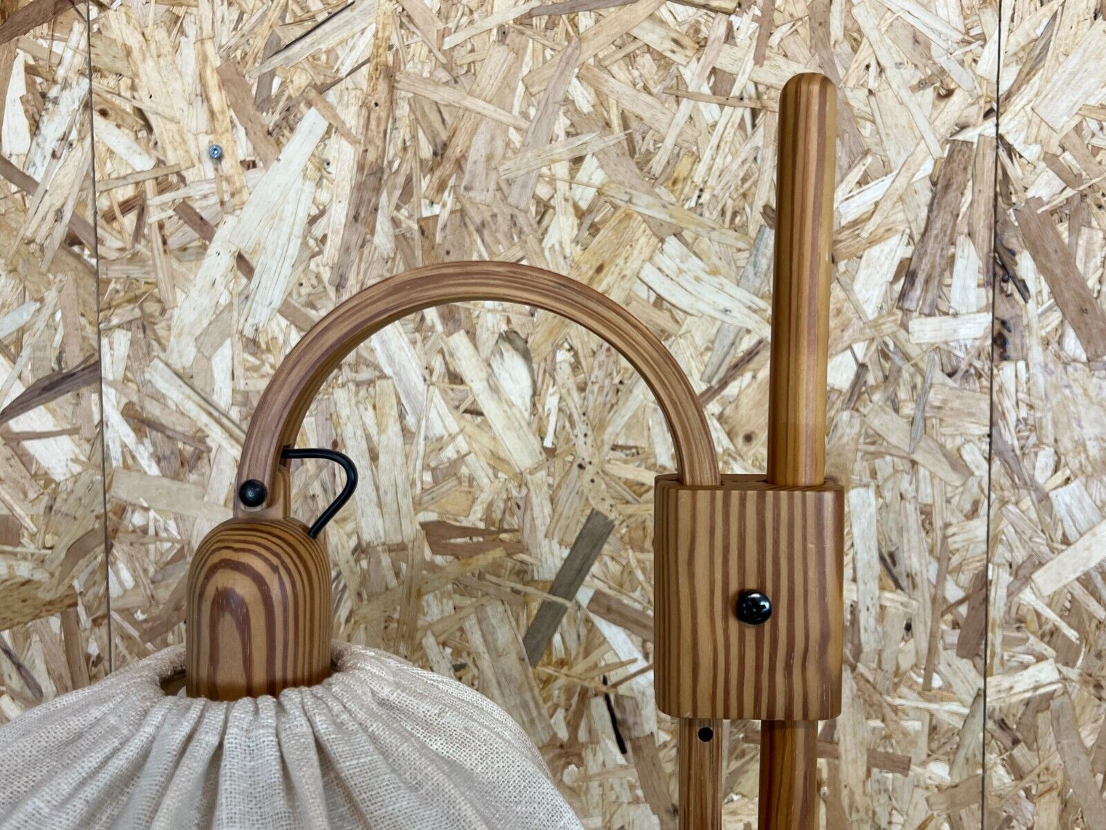 Floor lamp Domus pine Danish design Denmark, 60/70