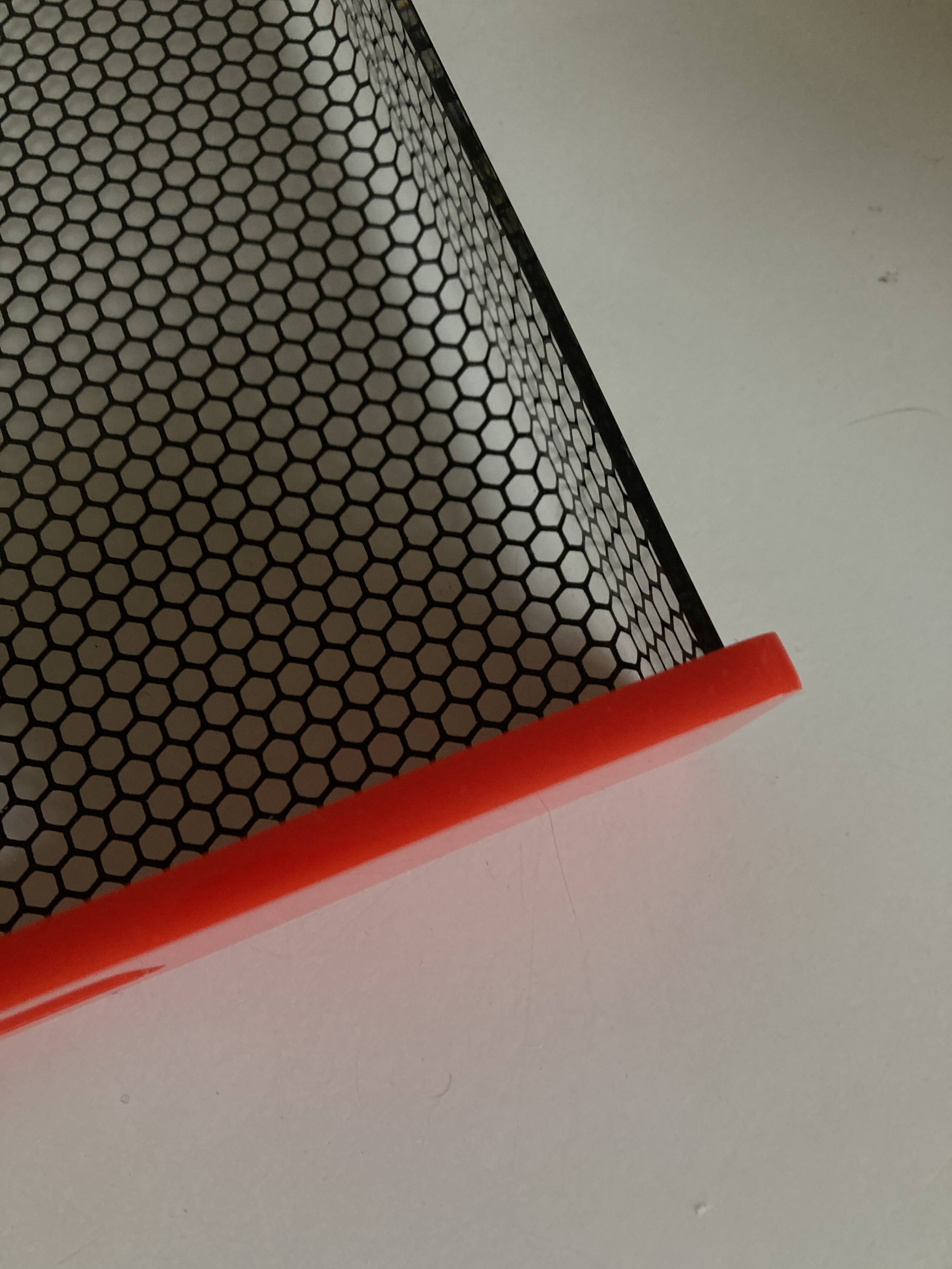 Plexiglas tray, Italian work, 1980