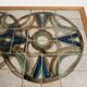 Coffee table in rosewood and ceramic by Lisbeth Sallingboe