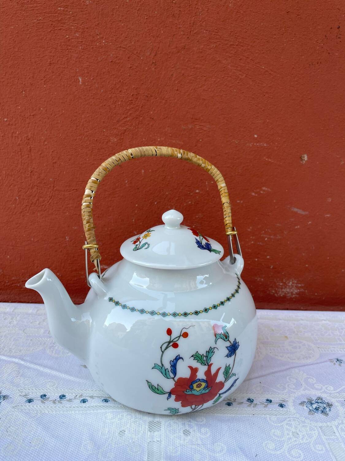 Porcelain teapot