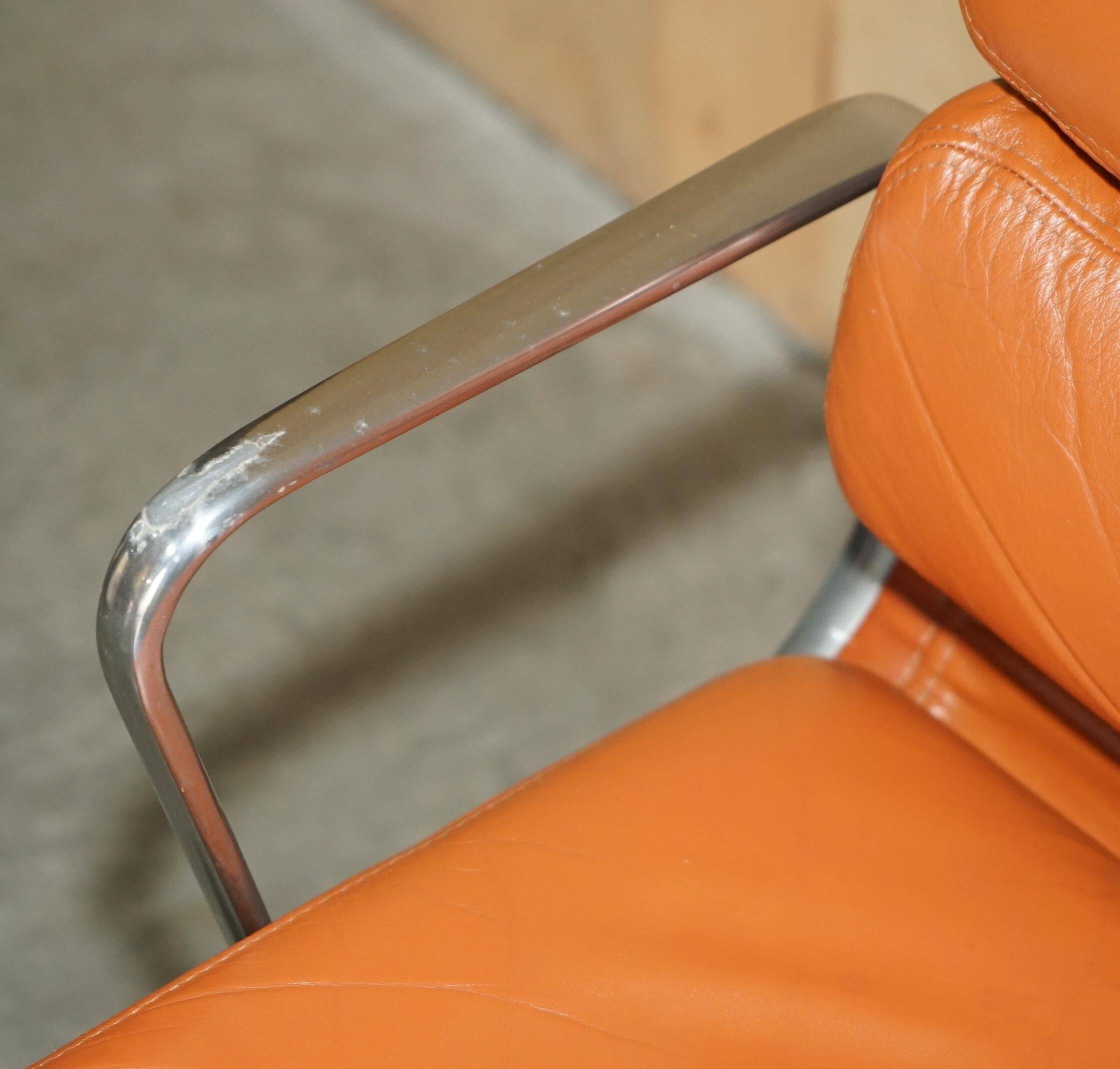 Captain's Chair Herman Miller Leather 1977