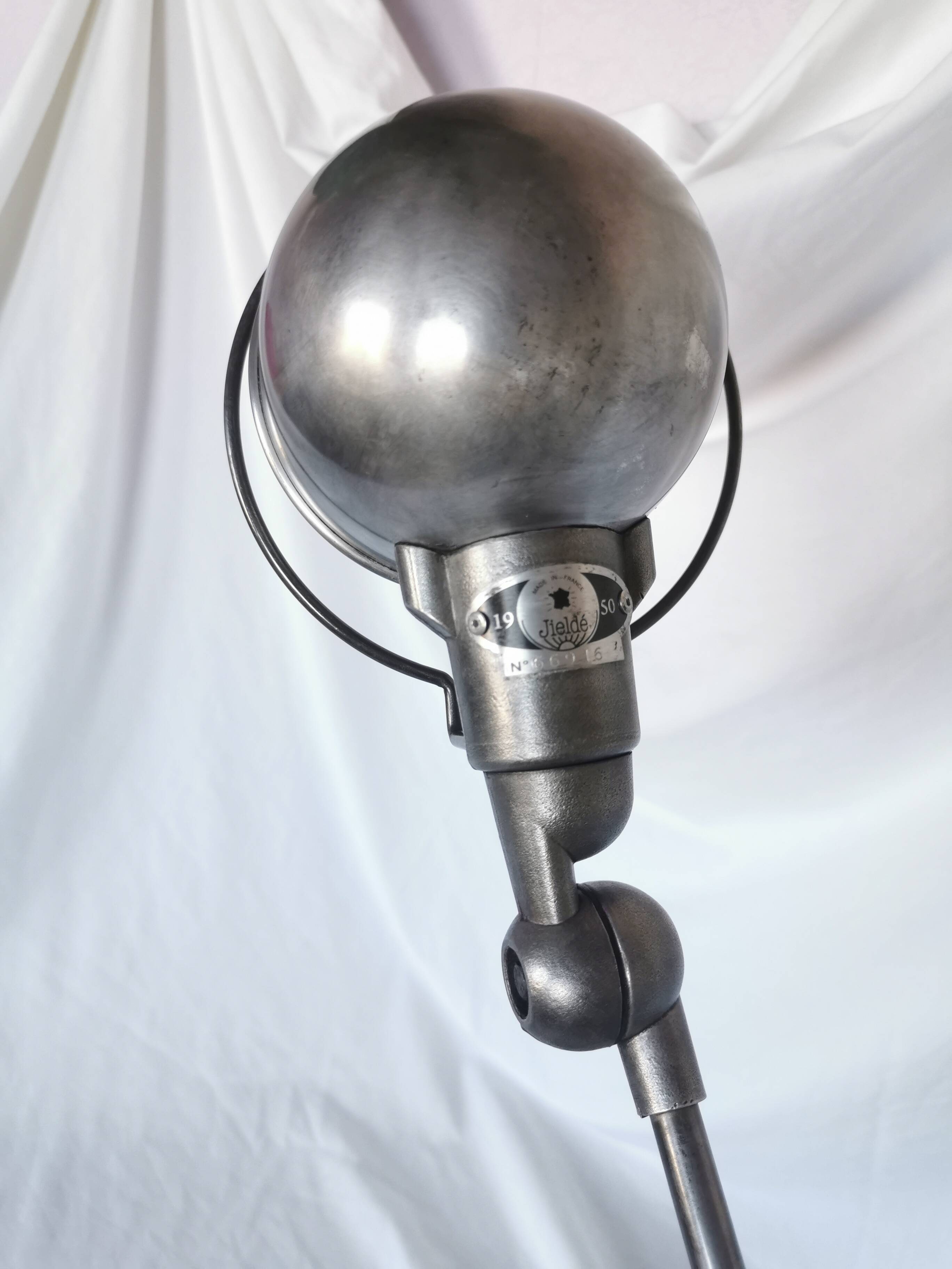 Jieldé SI333 lamp, raw steel, Lyon, France