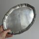 Small vintage silver-coloured metal tray.