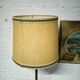Tripod floor lamp in gilded bronze