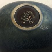 Blue bowl by Carl Harry Stålhane and Gunnar Nylund 50s