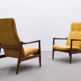 1965 Edmund Homa Chair, Model GFM-64 High Back in Yellow
