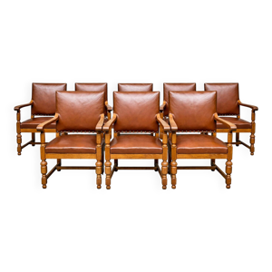 ensemble de 8 fauteuils