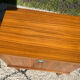 Vintage teak bedside tables from the 1970s.
