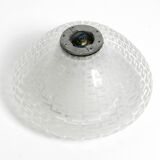 Original large Mid Century double glass ceiling lamp by Wilhelm Wagenfeld f