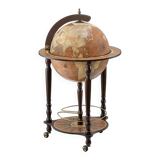 Large bar globe with internal compartment for bottles.